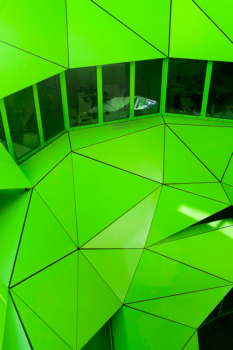Illustration for article titled Euronews' Alien HQ in Lyon Is Staring At You